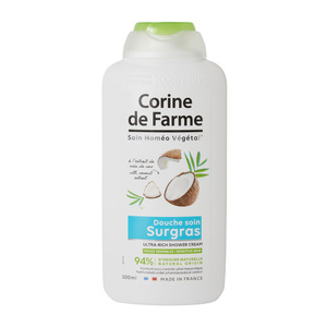 Corine de Farme - Gel Douche Soin Pure 0% - Formule pour Peaux Sensibles -  Sans Savon, Zéro Colorant, Ph Neutre - Flacon 100% d'Origine Végétale –