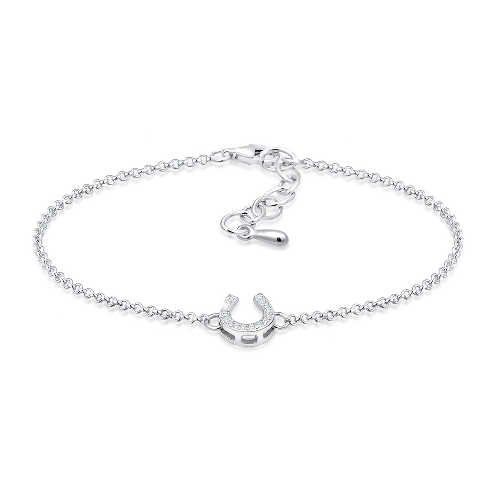 Bracelet porte bonheur étoile et pierre de chance zircon, bijoux Femme -  ArtKen6L