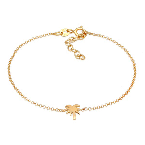 Elli Bracelet Femmes pendentif palmier plage basique en argent sterling 925 Bracelet 