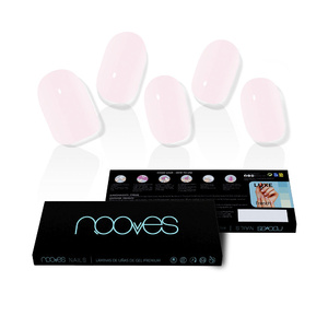 Feuilles De Gel Pour Ongles Rose Pâle Premium Luxe Solide #rosa Nooves Crayon blanc pour ongles