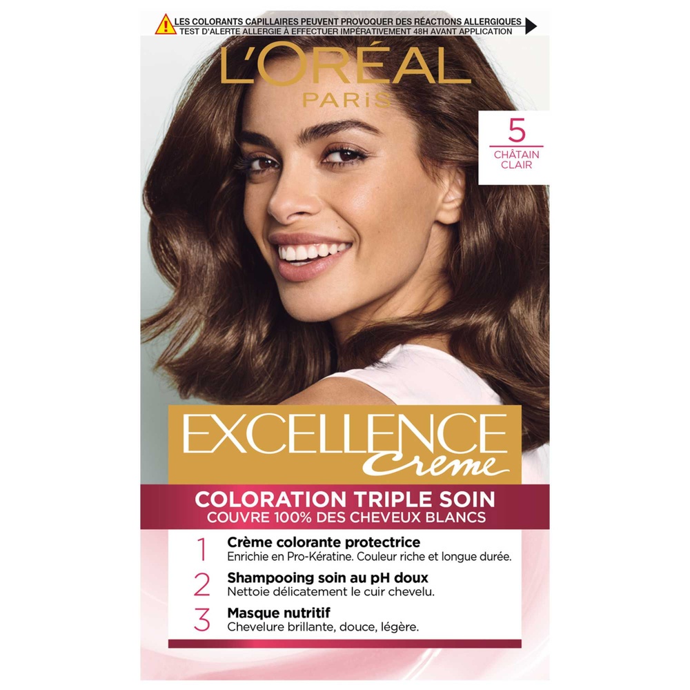 L'Oréal Paris - Excellence Crème Coloration Capillaire Permanente 1 unité
