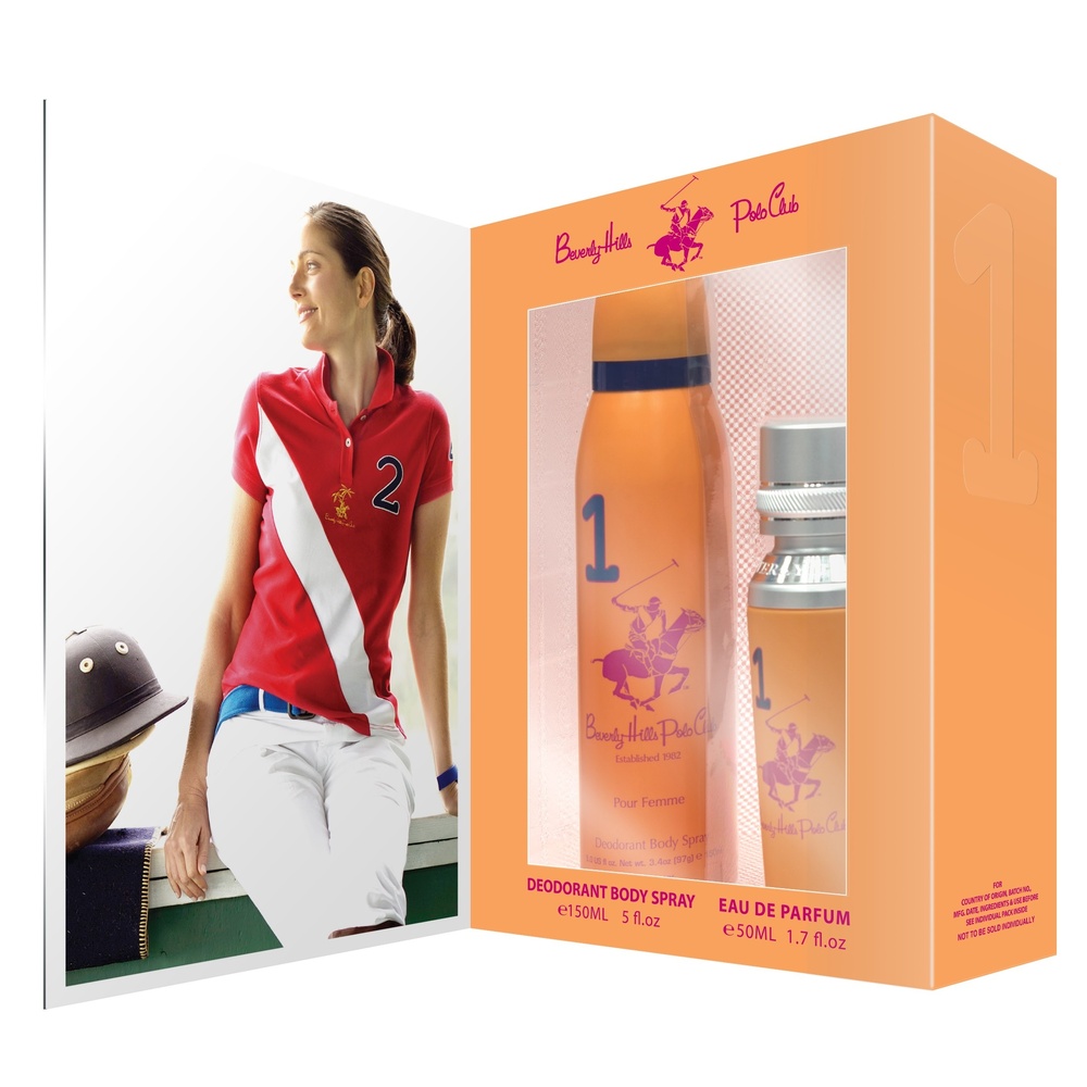 Beverly hills polo club - Beverly Hills Polo Club Sport Femme N°1 Coffret Eau de parfum 1 unité