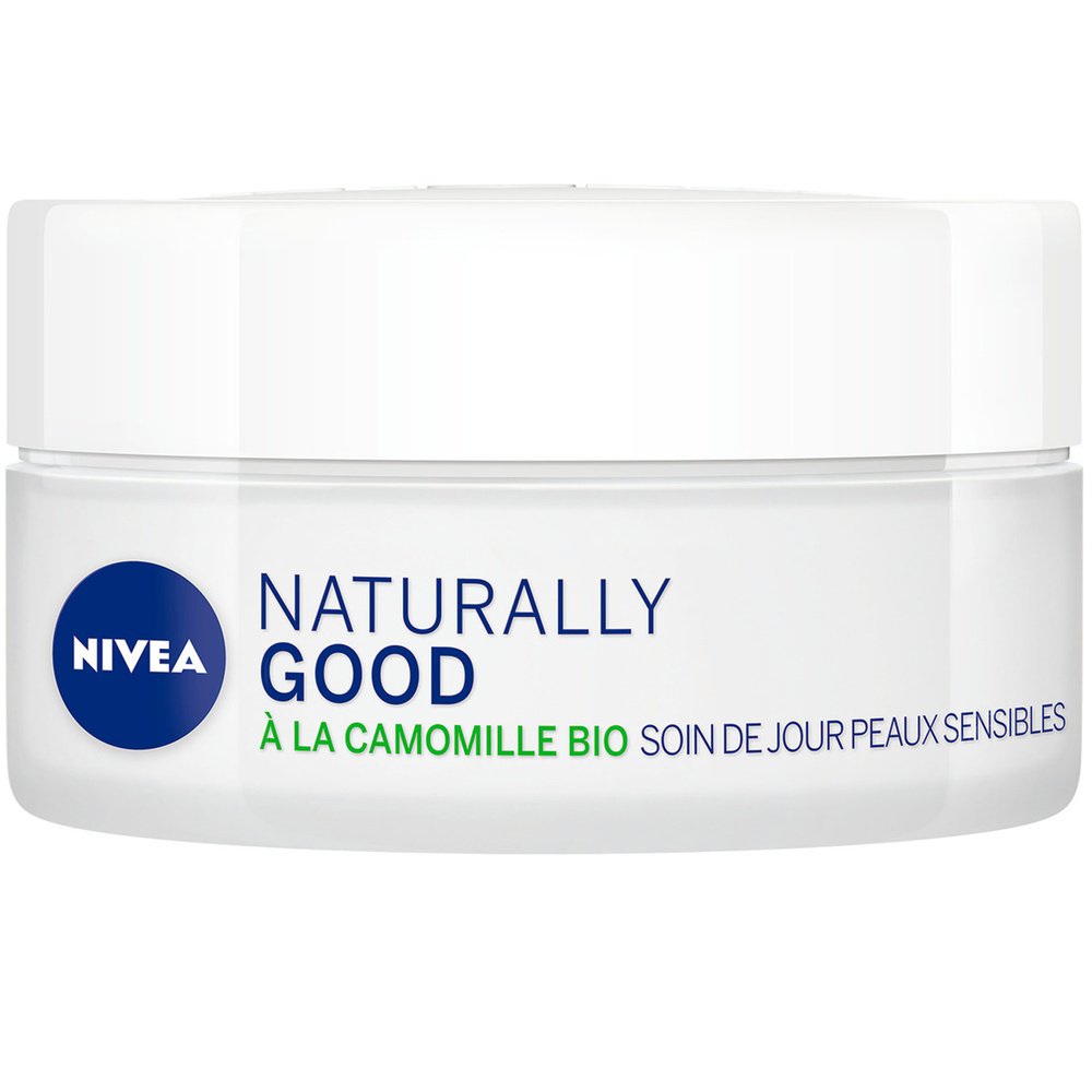 nivea - NATURALLY GOOD - Crème de jour Camomille BIO Soin visage hydratant 50 ml