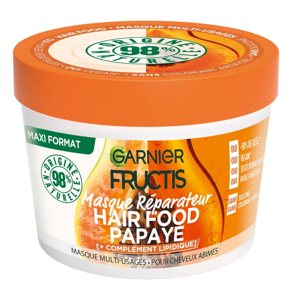 garnier - Fructis HairFood Masque Multi-Usages Papaye 390 ml