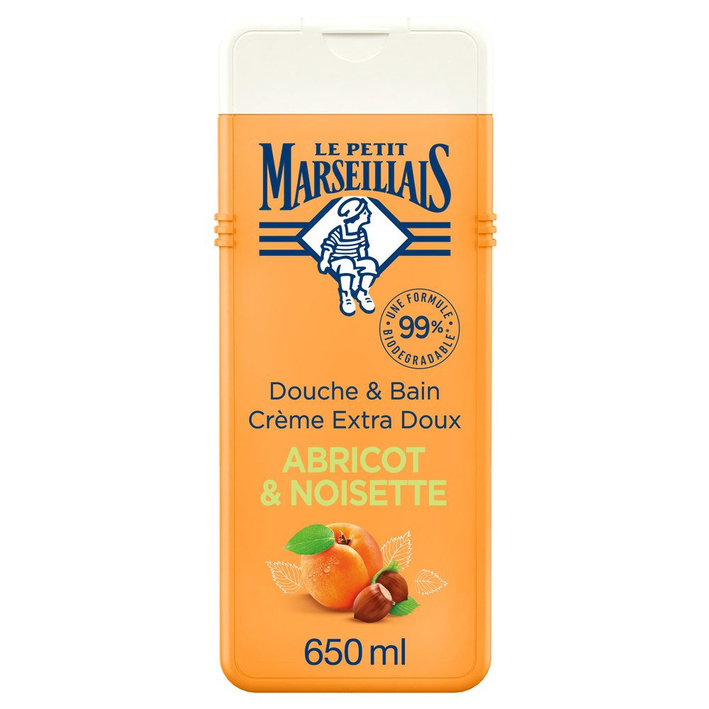 le petit marseillais Douche Bain Crème Extra Doux Abricot Noisette ml Gel douche ml