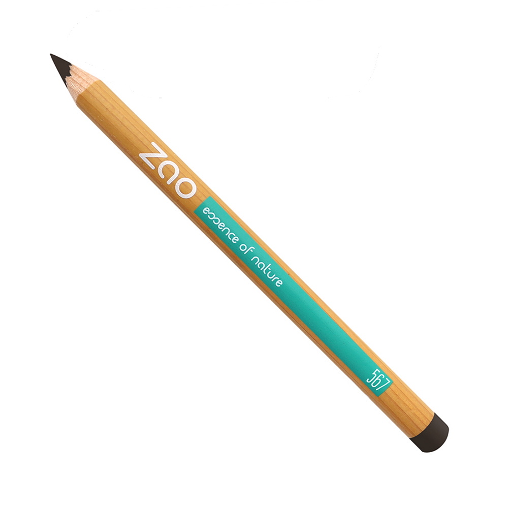 zao essence of nature - Crayons sourcils 567 Brun Ebène ZAO Crayon certifié bio, 100% naturel, vegan et rechargeable Crayons sourcils ZAO - 567 Brun Ebène -1,14 gr 1.14 g