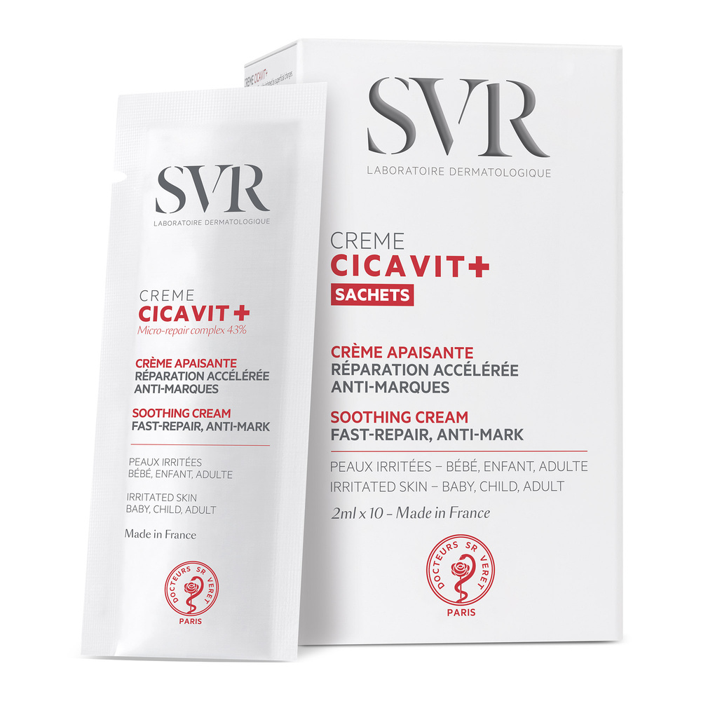 laboratoires svr - Cicavit+ Creme 10X2ml Soin Corps 20 ml