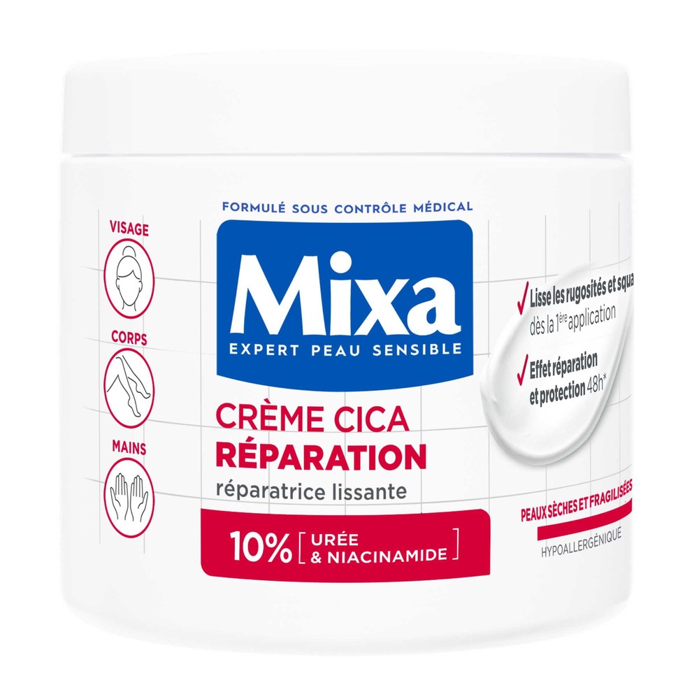 mixa - Mixa Expert Peau Sensible Crème Réparatrice Lissante 400 ml