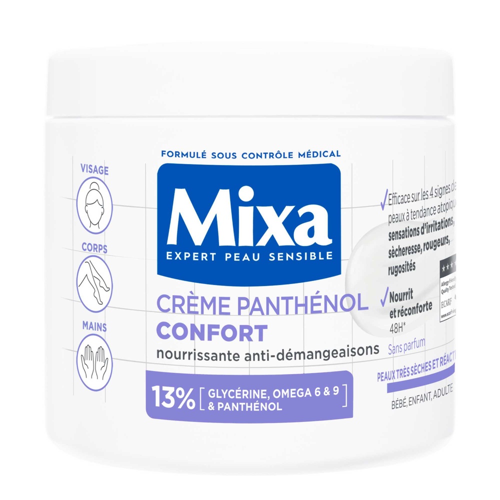 mixa - Mixa Expert Peau Sensible Crème Nourrissante Anti-Démangeaisons 400 ml