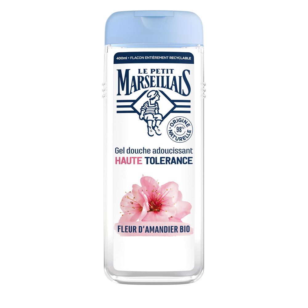 le petit marseillais - Gel Douche adoucissant Haute tolérance Fleur d'Amandier 400 ml