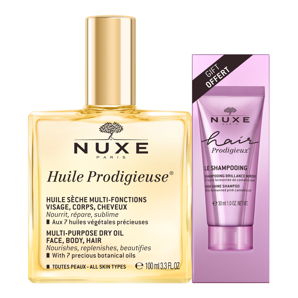 Nuxe - Coffret Huile Prodigieuse® Soins corps et shampoing 1 unité