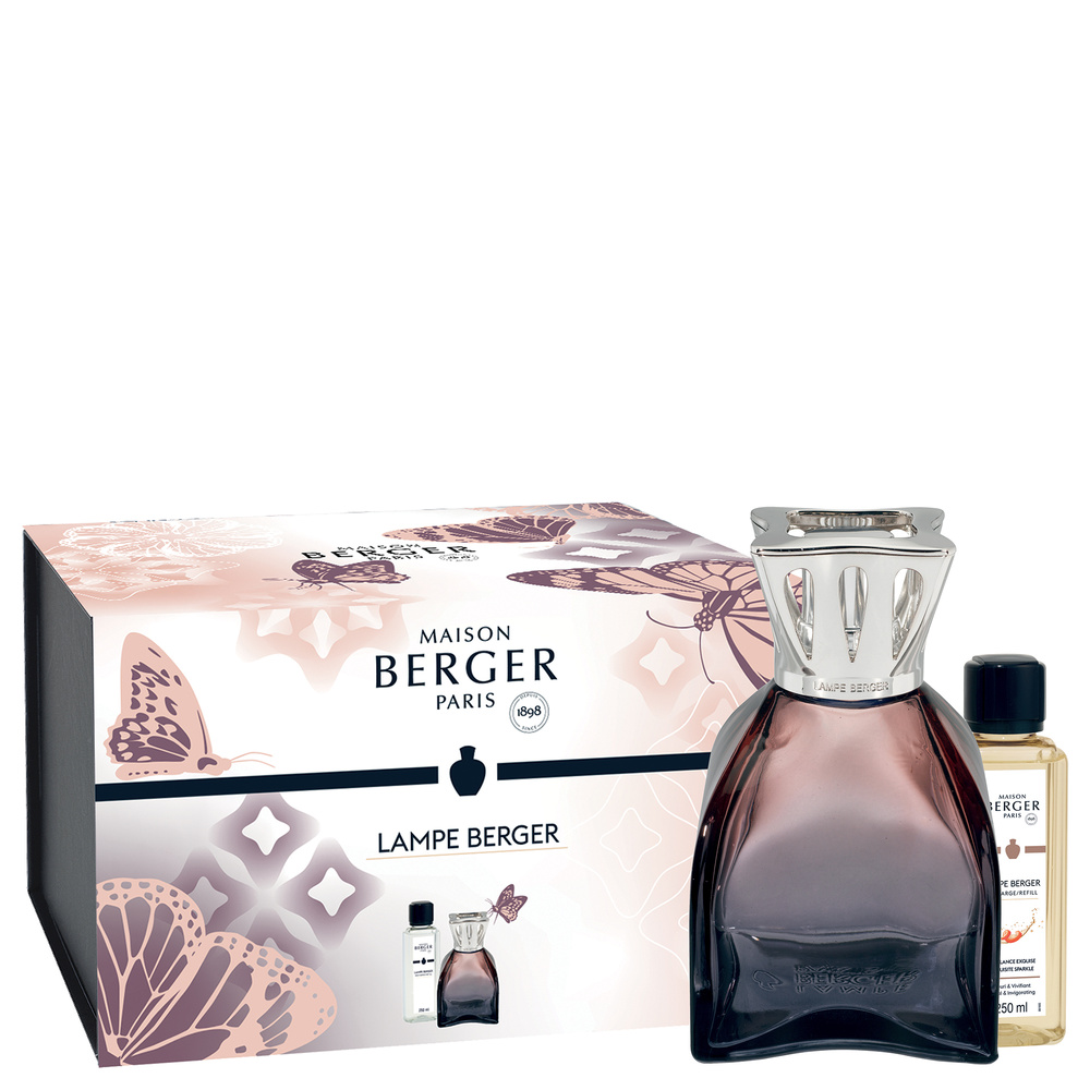 Maison Berger - Coffret Lampe Lilly rose parfum Pétillance exquise 1 unité