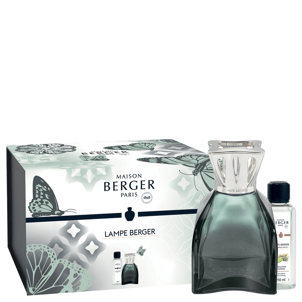 Maison Berger - Coffret Lampe Lilly verte parfum Terre Sauvage 1 unité