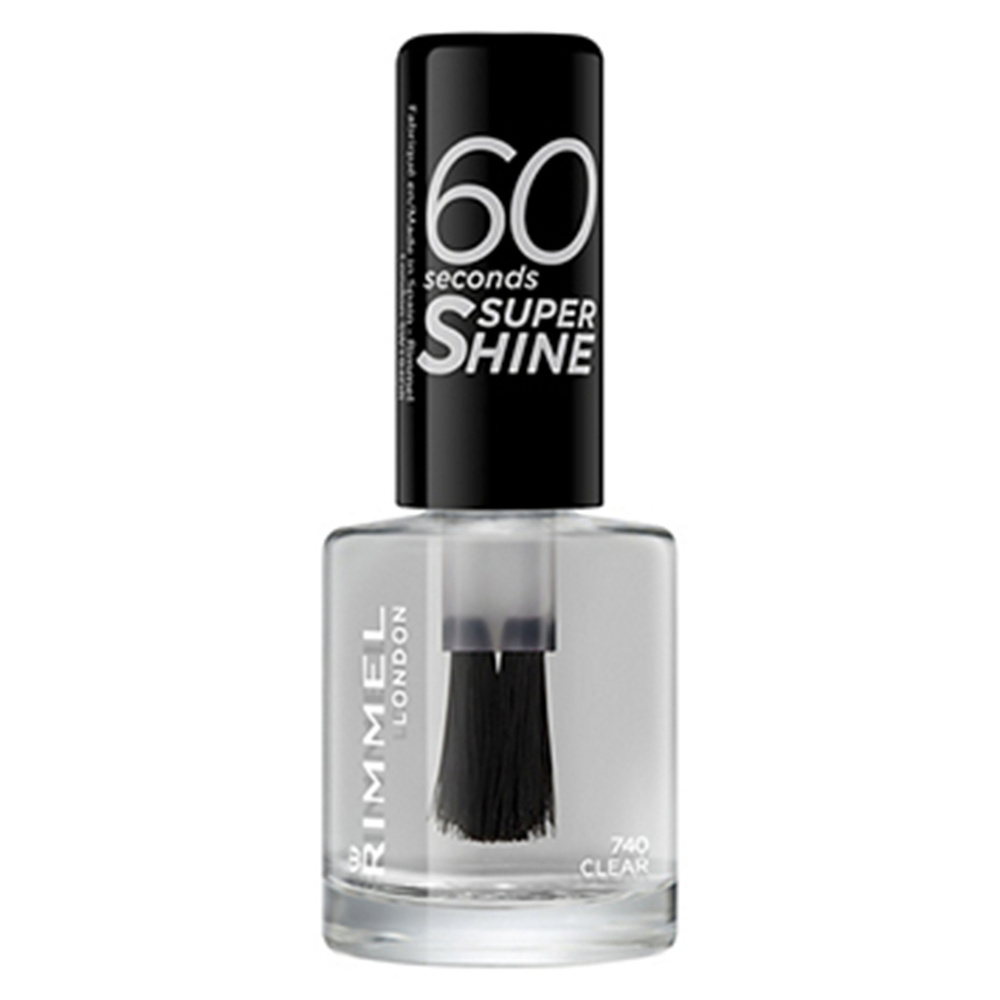 Rimmel London - 60 Seconds Super Shine 740 Clear 8ml Vernis