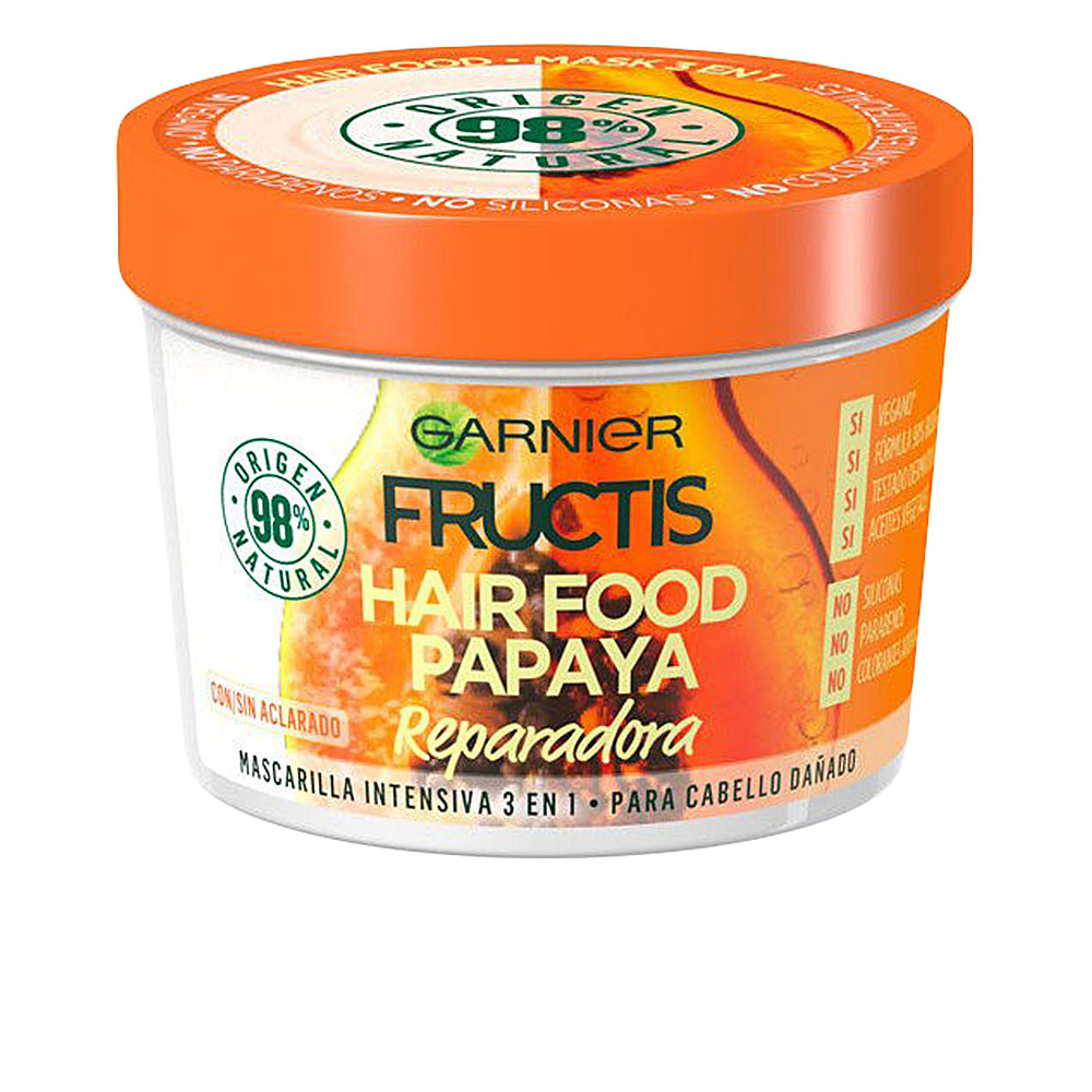 Garnier - Fructis Hair Food Masque Réparateur À La Papaye Garnier Créme capillaire 390 ml