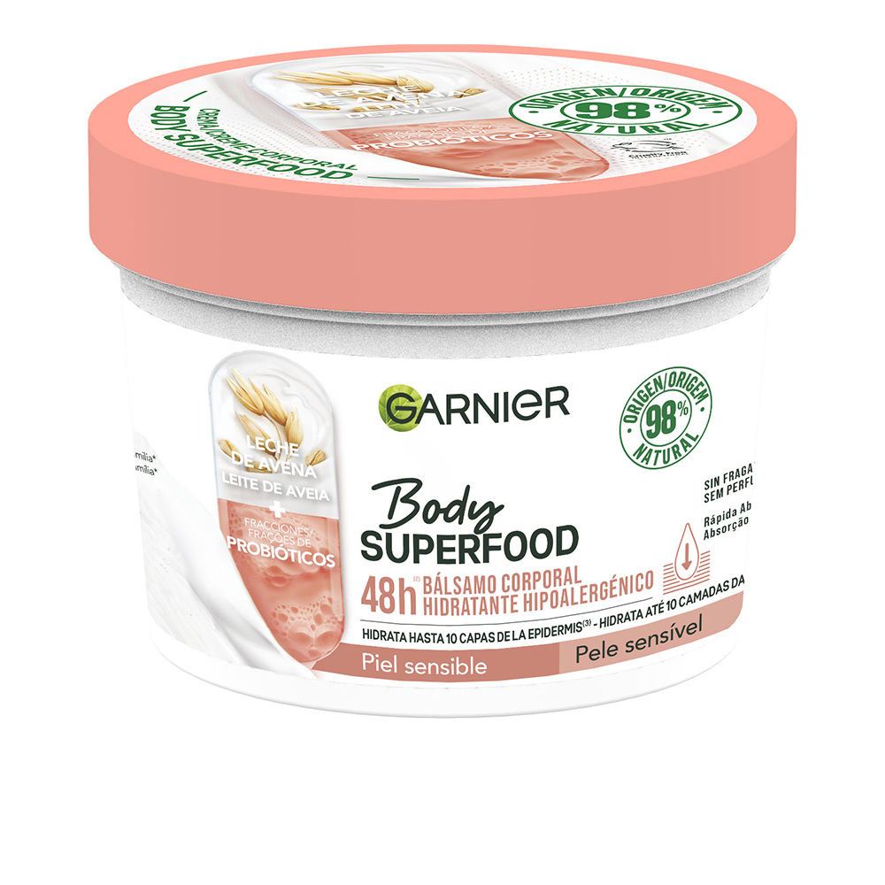 Garnier - Body Superfood Baume Corporel Hydratant Hypoallergénique Garnier soin du corps 380 ml